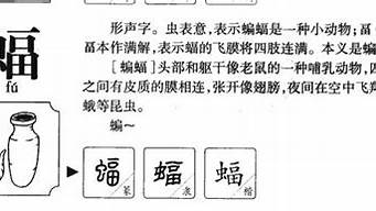 蝠组词两个字_蝙蝠的蝠组词两个字